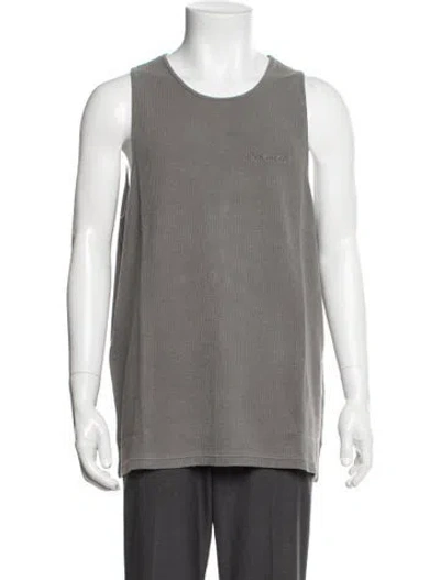 Pre-owned Represent Crew Neck Sleeveless Tank W/ Tags In Grey