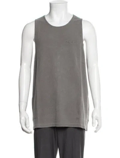 Pre-owned Represent Crew Neck Sleeveless Tank W/ Tags In Grey