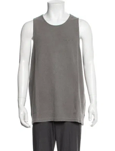 Pre-owned Represent Crew Neck Sleeveless Tank W/ Tags In Grey