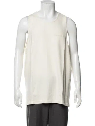Pre-owned Represent Crew Neck Sleeveless Tank W/ Tags In Neutrals