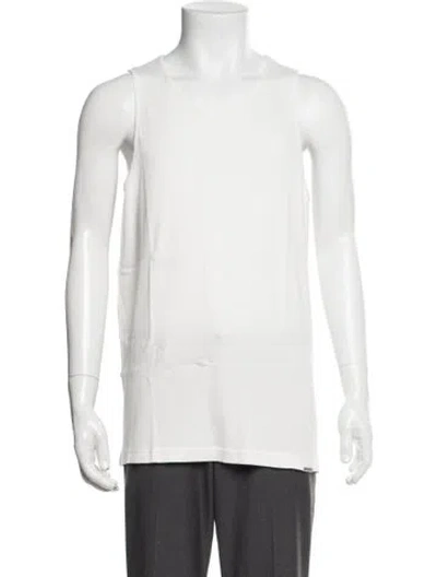 Pre-owned Represent Crew Neck Sleeveless Tank W/ Tags In White