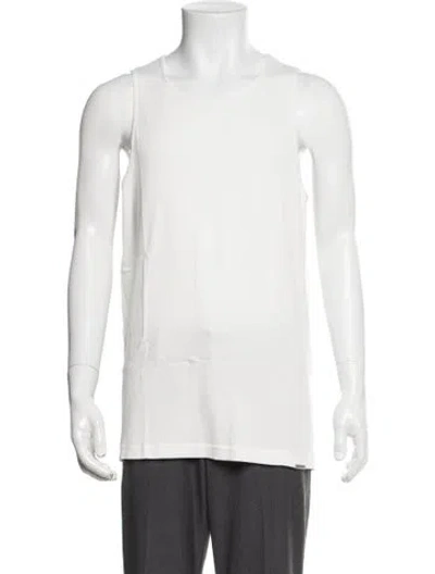 Pre-owned Represent Crew Neck Sleeveless Tank W/ Tags In White
