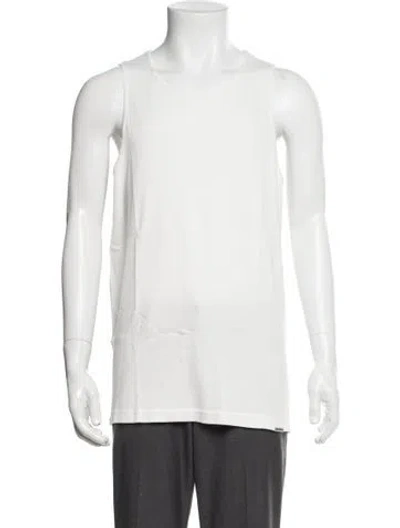 Pre-owned Represent Crew Neck Sleeveless Tank W/ Tags In White