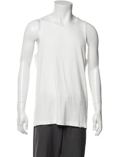 Pre-owned Represent Crew Neck Sleeveless Tank W/ Tags In White