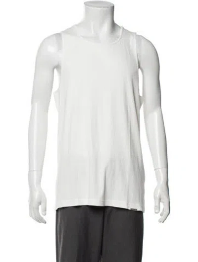 Pre-owned Represent Crew Neck Sleeveless Tank W/ Tags In White