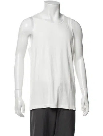 Pre-owned Represent Crew Neck Sleeveless Tank In White