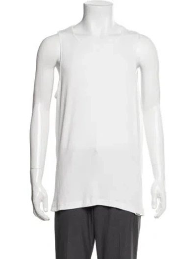 Pre-owned Represent Crew Neck Sleeveless Tank In White