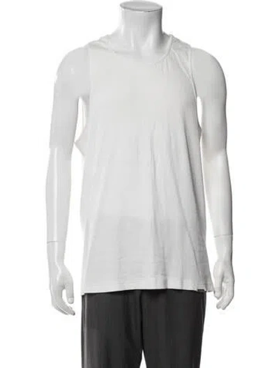 Pre-owned Represent Crew Neck Sleeveless Tank In White
