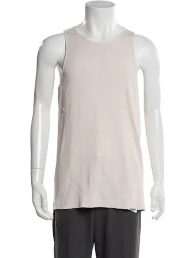 Pre-owned Represent Crew Neck Sleeveless T-shirt In Neutral