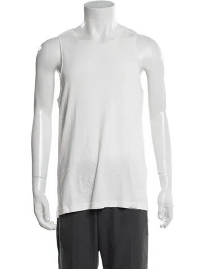 Pre-owned Represent Crew Neck Sleeveless T-shirt In White