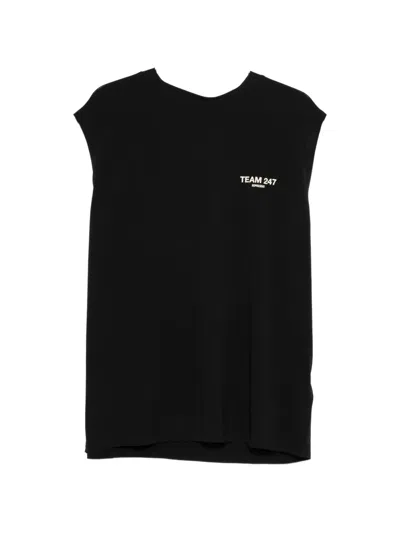 Represent Crew-neck Sleeveless Vest In Black