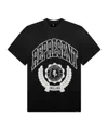Represent Oversized Printed Cotton T-shirt In Black
