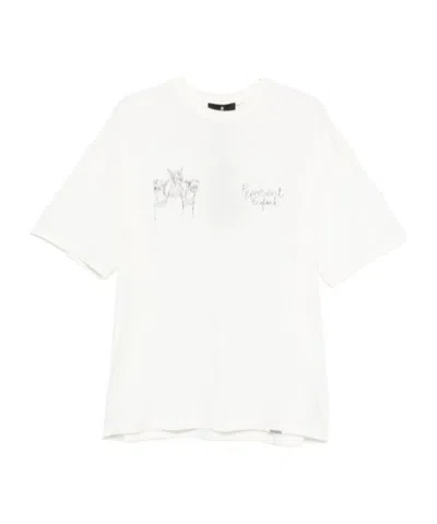 Represent Crew Neck T-shirt In White