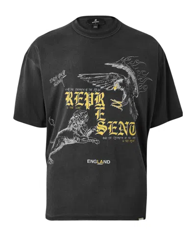 Represent Crewneck Shortsleeve Tshirt In Black