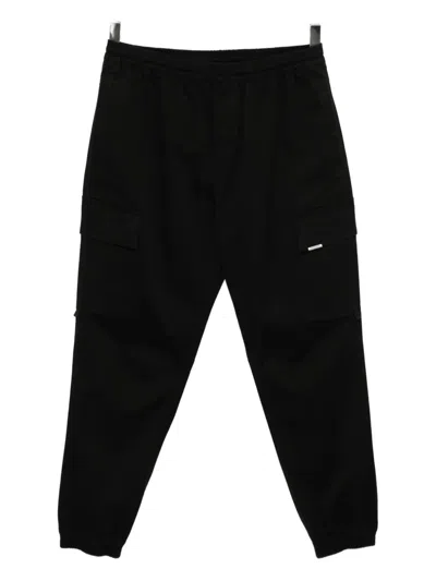 Represent Cuffed Cargo Pants In Black