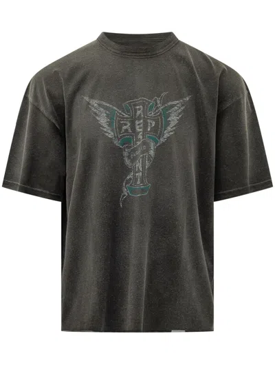 Represent Dark Grey Logo T-shirts