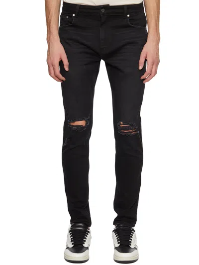 Represent Denim Destroyer Jeans In Black