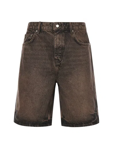 Represent Denim Shorts In Multi