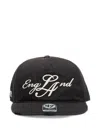 Represent Distressed Embroidered Baseball Cap In Black