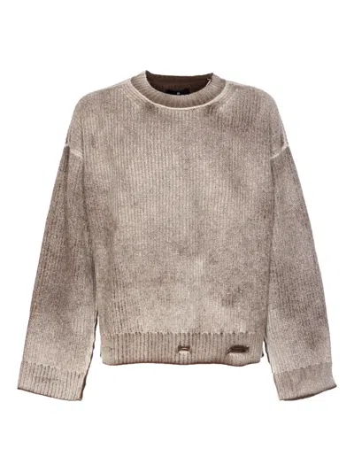 REPRESENT DISTRESSED SWEATER