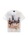 Represent Western Doberman Print T-shirt In Neutral