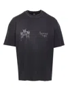 Represent Graphic Print Crewneck Short Sleeve T-shirt In Black