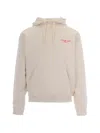 Represent Drawstring Hoodie In Neutral