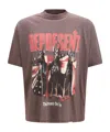 Represent Graphic Crew Neck T-shirt Short Sleeves In Multi