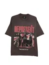 Represent Graphic Crew Neck T-shirt Short Sleeves In Brown