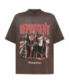Represent Graphic Crew Neck T-shirt Short Sleeves In Brown