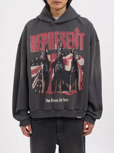 Represent Dream On Tour Hoodie In Gray
