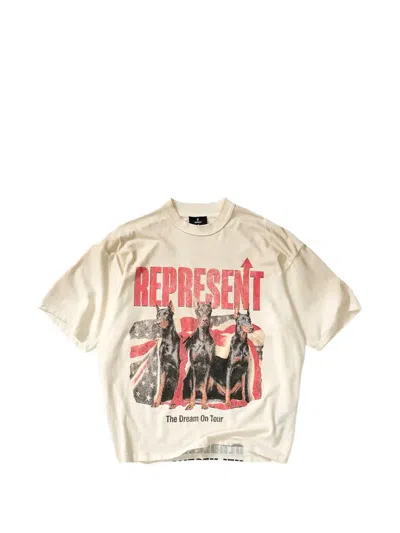 Represent Dream On Tour T-shirt In Neutral
