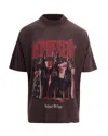 Represent Graphic Crew Neck T-shirt Short Sleeves In Gray