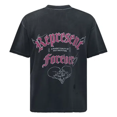 Represent Duality Forever Graphic Tee In Gray