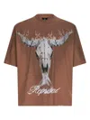 Represent Dusty Brown Jersey British Cowboys T-shirt In Brown