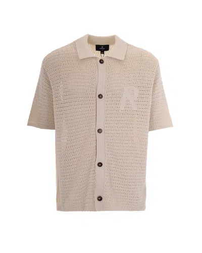 Represent Ecru Pico Shirt In Neutral