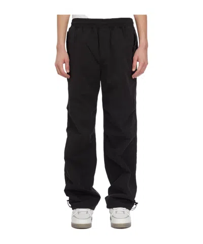 Represent Elastic Waist Casual Pants In Black