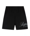 Represent Owners Club Logo Bermuda Shorts In Black