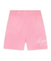 Represent Club Owners Mesh Texture Pink Shorts In Pink