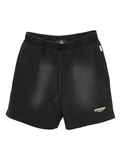 Represent Elastic-waistband Cotton Shorts