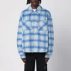 Represent Checked Jacket In Blue