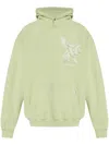 Represent Cotton Elegance In Motion Hoodie In 绿色