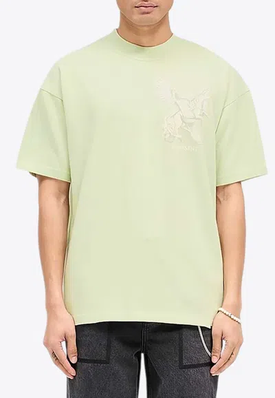 Represent Elegance In Motion Printed T-shirt In Green
