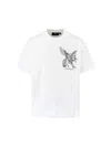 Represent White T-shirt With Graphic Print On The Front And Back