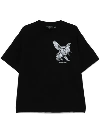 Represent Elegance In Motion T-shirt In Black
