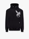 Represent 'elegance Unicorn' Black Hoodie With Logo Print On The Front And Maxi Print On The Rear