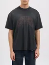 Represent Embellished Cotton T-shirt In Black