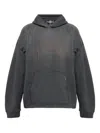 Represent Studded Hooded Knitwear In Gray