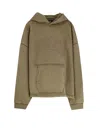 Represent Green Sweatshirt With Logo Lettering On The Front And Faded Effect In Cotton Man In Green