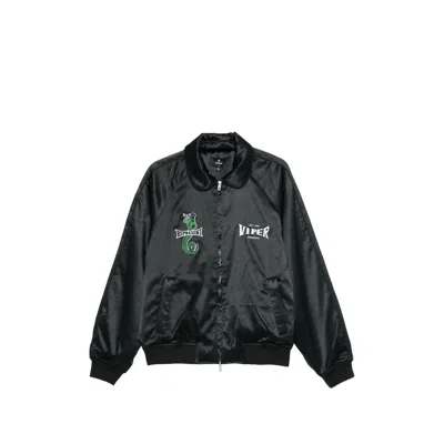 Represent Embroidered Logo Jacket In Black